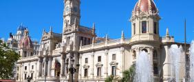 Valencia,,Spain,-,June,21:,View,Of,Ayuntamiento,De,Valencia,